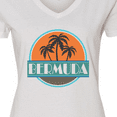 thumbnail image 4 of Inktastic Bermuda Vacation Trip Women's V-Neck T-Shirt, 4 of 5