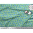 thumbnail image 3 of Soimoi Green polyester Crepe Fabric Dot,Cup & Kettle Kitchen Print Fabric by Yard 52 Inch Wide, 3 of 3