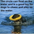 thumbnail image 3 of Yellow - Dog Fitness Ring, Dog Bite Ring, Dog Agility Exercise Equipment, Interactive Rope Training Ring for Small and Large Dogs, Outer Diameter: 17.5cm, inside diameter: 12.5 cm (1 piece, small size), 3 of 5