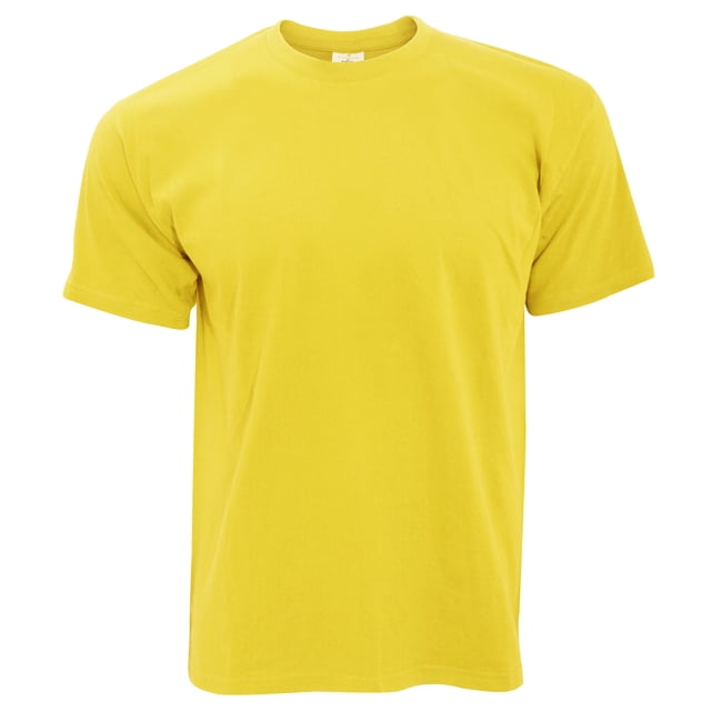 B&C - Camiseta Básica de manga corta y cuello redondo Exact 190 para hombre - 100% algodón (Oro)