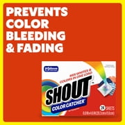 Shout Color Catcher, Laundry Dye-Trapping Sheets, 24 Sheets