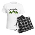 thumbnail image 4 of CafePress - Geocacher 3 Shamrocks Women's Light Pajamas - Women's Short Sleeve Print T-Shirt and Pants Light Cotton Pajama Set, 4 of 7