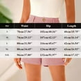 thumbnail image 3 of Seductiva Pink Clothing Women's Casual Shorts Womens Summer High Waist Shorts Zippered Wrap Hem Wide Leg Shorts Relaxed Fit Casual, 3 of 6