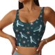 thumbnail image 1 of Balery Cute Turtle Sujetadores deportivos con espalda cruzada para mujer, acolchados, sin costuras, de alto impacto, ideales para yoga, gimnasio, entrenamiento y fitness.-Medium, 1 of 8