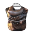thumbnail image 2 of Zufioo Cute Big-Eared Mouse Print Toddler Adjustable Waterproof Bib, 11.6x15 Inch Feeding Bib Suitable for 6-24 Month Babies, 2 of 8