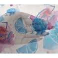 thumbnail image 4 of oneOone Viscose Chiffon Medium Blue Fabric Texture & Lemon Watercolor Fabric For Sewing Printed Craft Fabric By The Yard 42 Inch Wide, 4 of 4