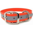 thumbnail image 1 of Heavy Duty Reflective Dog Collar \u Adjustable and with Durable Metal Buckle and Rings Odor chew Dog Collar for Small Medium and Large Dogs (Large Pink), 1 of 8
