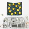 thumbnail image 5 of Coolnut Lemon Leaf Tapestry Aesthetic Tapestry Wall Hanging 90" x 60" Inches Home Decor Gifts, 5 of 6