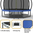 thumbnail image 3 of 12FT Trampoline with Enclosure Recreational Trampolines with Ladder - Gift for KIds- Outdoor Trampoline for Kid Adults, 3 of 8