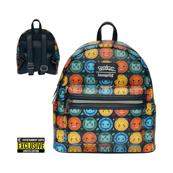 Lougefly Pokmon Kanto Starter Mini-Backpack - Entertainment Earth Exclusive