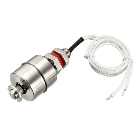 

Stainless Steel Float Switch M10 62mm Fish Tank Vertical Water Level Sensor