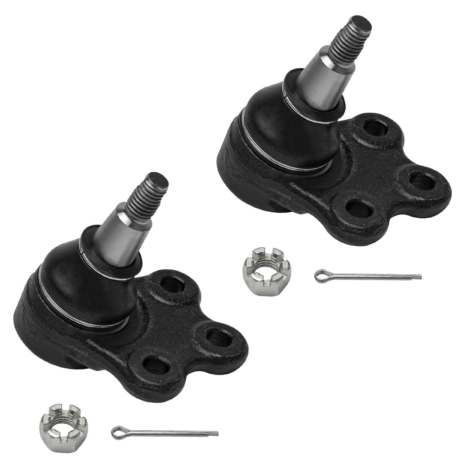 Detroit Axle - 2.4L 14pc Front CV Axles Kit for 2010-2017 Chevy Equinox GMC Terrain, CV Axles Wheel Bearing Hubs Ball Joints Sway Bar Links Tie Rods Boots