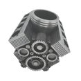 thumbnail image 1 of Portalápices con forma de motor, adorno decorativo, material de oficina, resina. Dos engranajes, 1 of 9