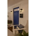 thumbnail image 6 of Avec Clifford Collection Modern Craftsman Matte Black Outdoor Wall Lantern with Clear Glass Shade, 6 of 18