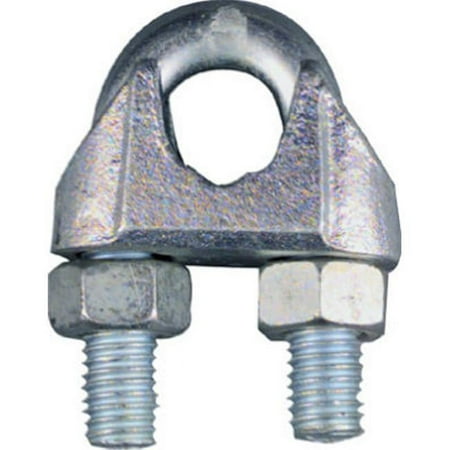 

N248-344 0.38 in. Zinc Wire Cable Clamp