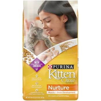 Kitten Chow Chicken Dry Cat Food for Kittens, 3.15 lb Bag