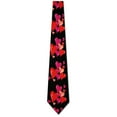thumbnail image 3 of Valentines Hearts Grouped (Black) Ties Mens Necktie, 3 of 3