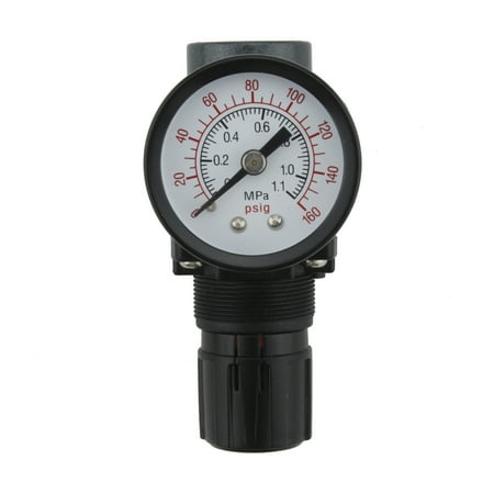EXELAIR? by Milton FRL (Mini) Air Regulator - 1/4" NPT (EX25R-02)