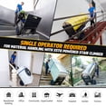 thumbnail image 7 of ZW47250 Electric Stair Climbing Hand Trucks Heavy Duty Folding Dolly Cart for Moving Powered Stair Climber Cart Hand Trolley 550lb Capacity for Furniture Family Logistics Warehouse, 7 of 7