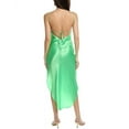 thumbnail image 2 of Amanda Uprichard womens  Dasha Silk Maxi Dress, L, Green, 2 of 2