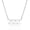 Silver 2, variant on HOARBOEG Number Pendant Necklace Stainless Steel Choker 000 1111 111 222 333 444 555 666 777 888 999 Numerology Jewelry Gift for Women