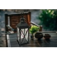 thumbnail image 6 of Portable Decorative LED Lantern , Indoor / Outdoor Battery-Operated , Multi-Color, Black, Size:  5.25 x 14 x 5.25, 6 of 7
