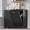 Black/Deodorization 2 Cabinets, variant on FANRAL Tilt Out Trash Can Cabinet for 2 Bins,Hidden Recycle Garbage Enclosure with Negative Ion & Ozone Odor Control,Wooden Double Storage Cabinet for Kitchen Bathroom Laundry Room