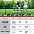 thumbnail image 5 of Franklin Sports Juegos de croquet - Incluye mazos de madera para croquet, bolas para todo tipo de clima, estacas de madera y mechas de metal - Estuche de transporte incluido - Familia, 5 of 5