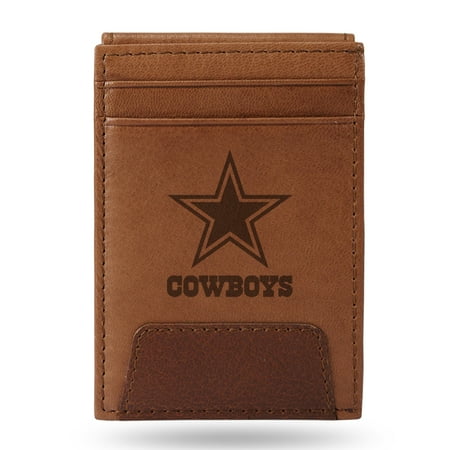 Dallas Cowboys Leather Wallet - Dallas Cowboys Sparo Leather Front Pocket Wallet - No Size
