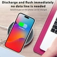 thumbnail image 5 of Compatible with iPhone 15 Plus Case Kickstand Car Mount Mental Ring Crystal Luxury Case Camera Protector + Screen Protector Clear Edge Cover Full Body Protection Case -Crystal, 5 of 11
