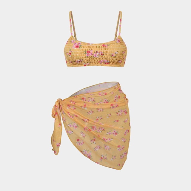 Traje de baño para mujer, traje de baño con tirantes estampados para mujer, conjuntos de bikini de moda, trajes de baño para mujer