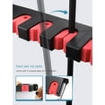 thumbnail image 5 of Fishing Rod Rack Holders Wall-mounted Fish Pole Holder for Garage & Boat 6-Rod Storage Racks (Horizontal Red, 1 Pair), 5 of 6