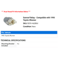 thumbnail image 2 of Sunroof Relay - Compatible with 1990 Toyota 4Runner, 2 of 2