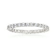 thumbnail image 3 of Ross-Simons 0.80 ct. t.w. CZ Eternity Band in Sterling Silver, Women's, Adult, 3 of 7