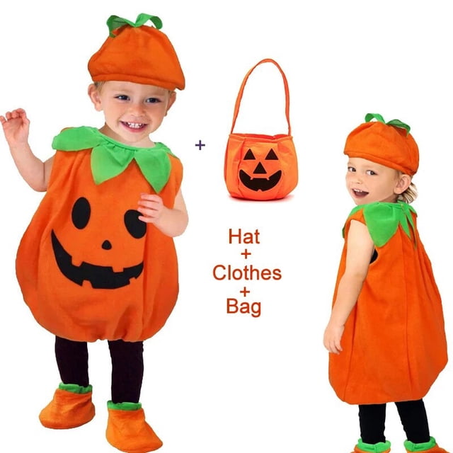 Baby Girls Halloween Purple Witch Costume Children Cosplay Red Hood Dress Princess Party Cosplay Dress Cape with Pumpkin Bag