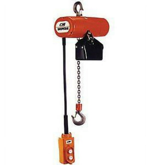 CM Shopstar 1/4 Ton Electric Chain Hoist 10' Lift 12 FPM 110V