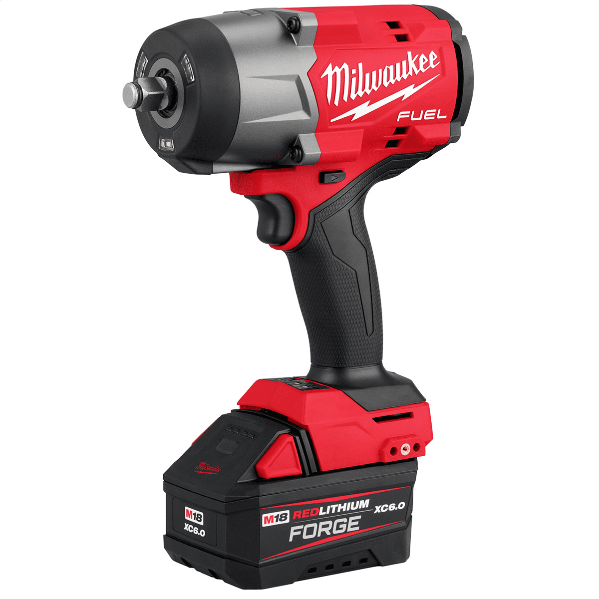 Milwaukee Tool M18 FUEL 1/2" High Torque Impact Wrench w/ Friction Ring REDLITHIUM FORGE Kit