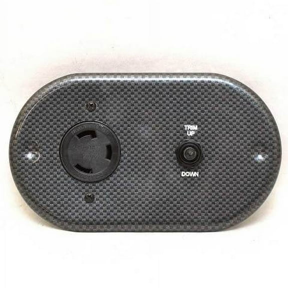 Lowe Boat Trolling Motor Panel J61105-46 | 7 1/8 x 4 1/8 Inch 30A 125V