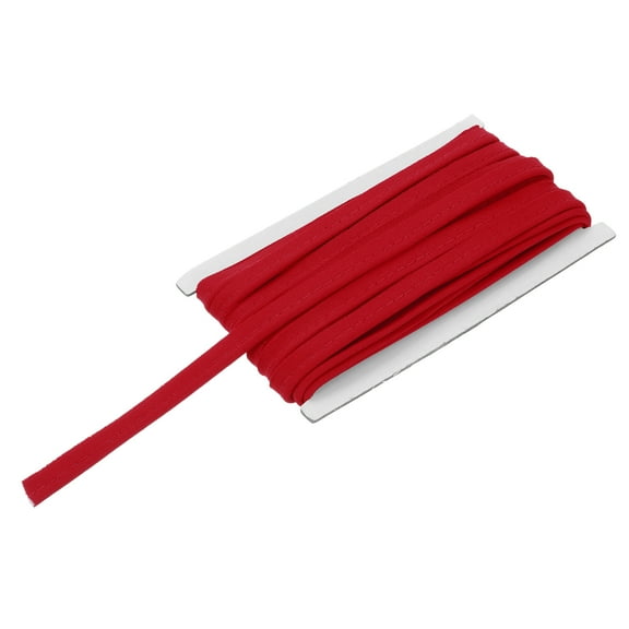 Piping Cord Trim 12 Yards 1/2 Inch Piping Tape for Sewing DIY Crafting Fabric Edge Trim Dark Red