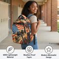 thumbnail image 4 of CHAQLIN Patriotic Toddler Bookbag 17 Inch Featuring Horse Racing Flag, Lightweight 600D Polyester Kids Backpack for Back to School and Travel, 4 of 10