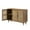 Natural, variant on 28" Storage Sideboard Cabinet, Tina's Home 2 Rattan Doors Wooden Buffet Adjustable Shelves Bedroom