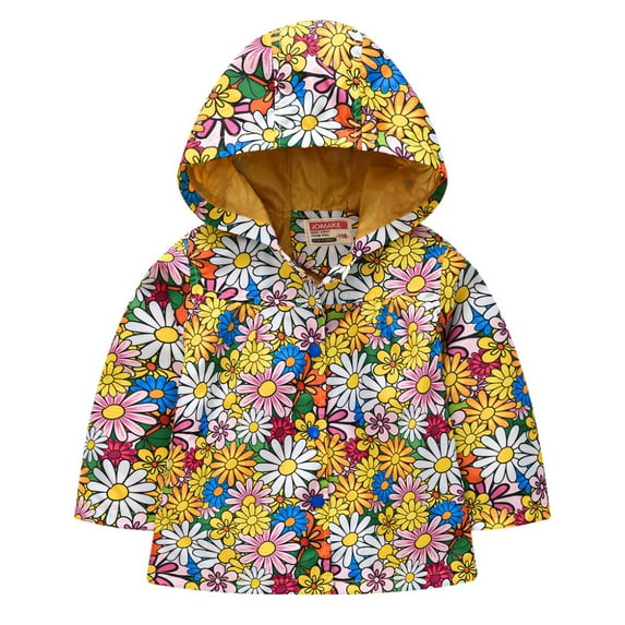 Esaierr 18M-6Y Kids Toddler Girls Hooded Spring Fall Outerwear,Toddler Baby Long Sleeve Casual Hooded Jackets Coat