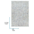 thumbnail image 4 of Livabliss Area Rugs for Living Room, 2x3 Beckham Traditional Ice Blue Rug, Bedroom Dining Room Home Decor Stain Resistant Carpet (2' x 2'11"), 4 of 5