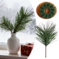 thumbnail image 2 of 8Pcs Artificial Pine Needles Branches 4 Inch, Lifelike Fir Greenery Picks for Christmas Wreaths Centerpieces, Small Pine Twigs Stems for Holiday Tree Arrangements Home Decor Use, 2 of 7