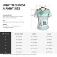 thumbnail image 4 of Xecao Animals Riding Across The Sky for Women's V-Neck T-Shirts-Elegant Half-Sleeve Tops Perfect for Summer-XX-Large, 4 of 5