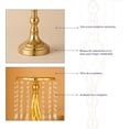 thumbnail image 3 of Set de 2 Soportes para Flores Bluelander, Centro de Mesa, Dorado, 3 of 6