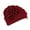 Wine Red, variant on Dalrosia Women Turban Beanie Hat with Flower Chemo Headwear Elastic Head Wrap Cap
