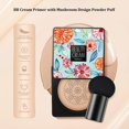 thumbnail image 2 of BB C-ream Primer 20g with Mushroom Design P-owder Puff Concealer Makeup Foundation Lasting M-oisturi, 2 of 5
