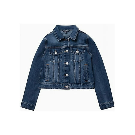 Calvin Klein AUTHENTIC WASH Girls Denim Trucker Jacket M(8/10) Girls