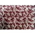 thumbnail image 4 of oneOone Cotton Silk Burgundy Fabric Florals Diy Clothing Quilting Fabric Print Fabric By Yard 42 Inch Wide-4OO, 4 of 4